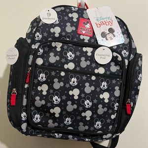 ✨ Disney Mickey Mouse Diaper Bag/Backpack BRAND NEW